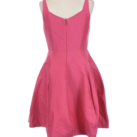 Halston Heritage Fit and Flare Pink Sleeveless Dress - Picture 7 of 9